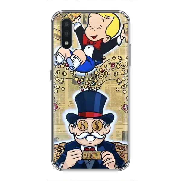 Чехол с принтом «Монополия Мен» для Samsung Galaxy A01