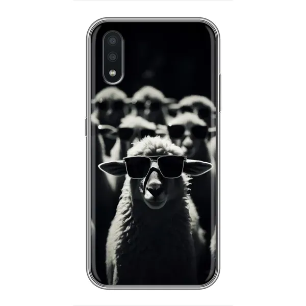 Чохол з принтом «Овечка в окулярах» для Samsung Galaxy A01 Чохол з принтом «Овечка в окулярах» для Samsung Galaxy A01