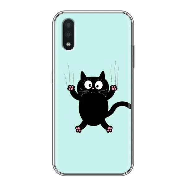 Чохол з принтом «Падаючий кіт» для Samsung Galaxy A01