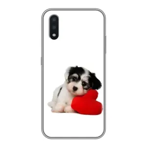 Чехлы с собаками для Samsung Galaxy A01 (VPrint) (Песик)