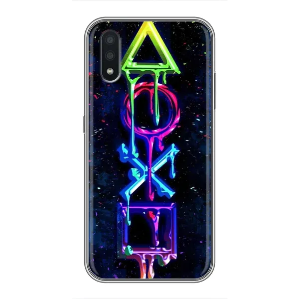 Чехол с принтом «Pleystation лого» для Samsung Galaxy A01