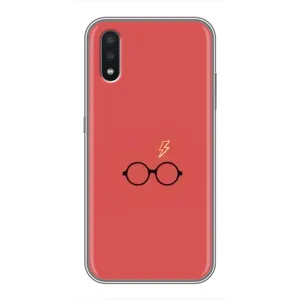 Чохли з Гаррі Поттером для Samsung Galaxy A01 (AlphaPrint) (шрам та окуляри)