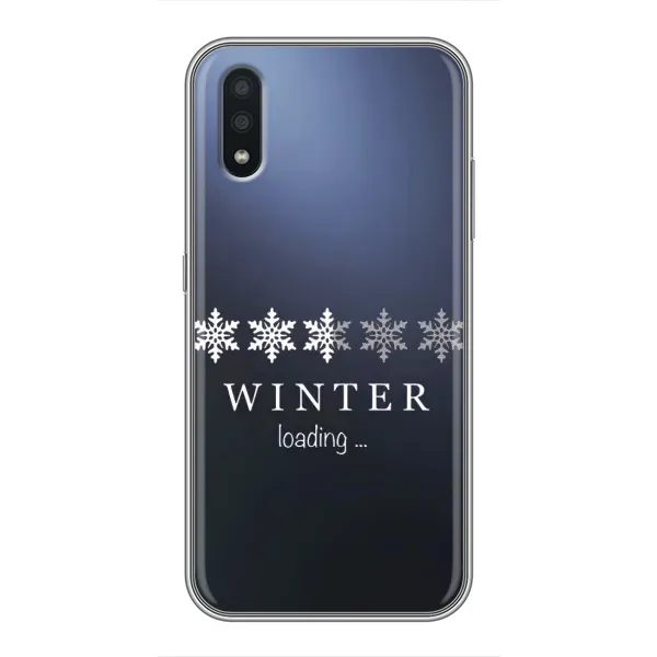 Чехол с принтом «Winter loading» для Samsung Galaxy A01 Чехол с принтом «Winter loading» для Samsung Galaxy A01