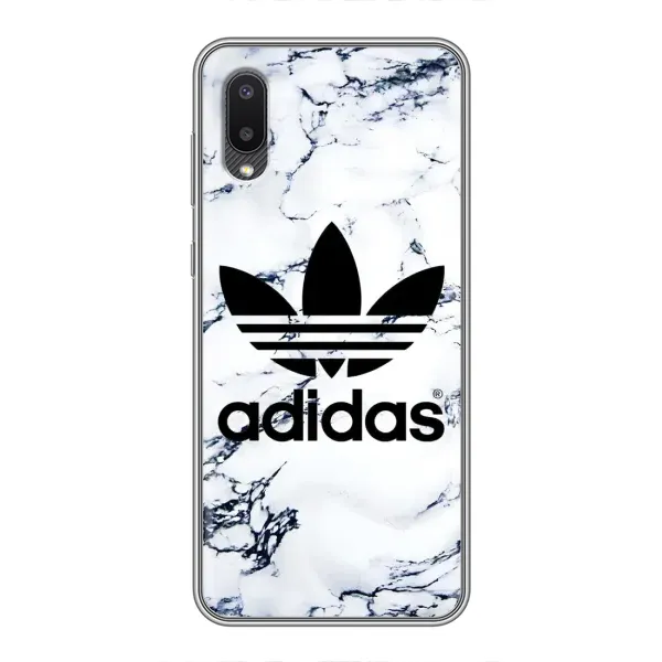 Чехол с принтом «Адидас на мраморе» для Samsung Galaxy A02