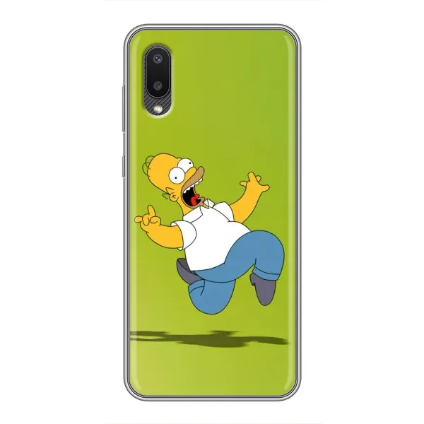 Чехол с принтом «Гомер Симпсон» для Samsung Galaxy A02