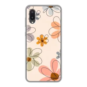 Чехол с принтом «Разноцветные цветы» для Samsung Galaxy A02