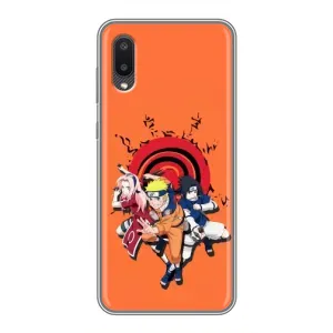 Naruto Anime Чехлы для Самсунг А02 (2021) (AlphaPrint) (команда Наруто)