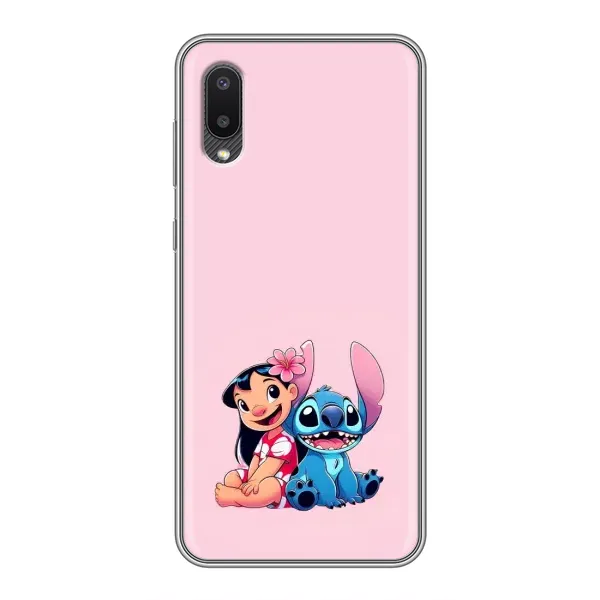 Чехол с принтом «Лило и Стич» для Samsung Galaxy A02