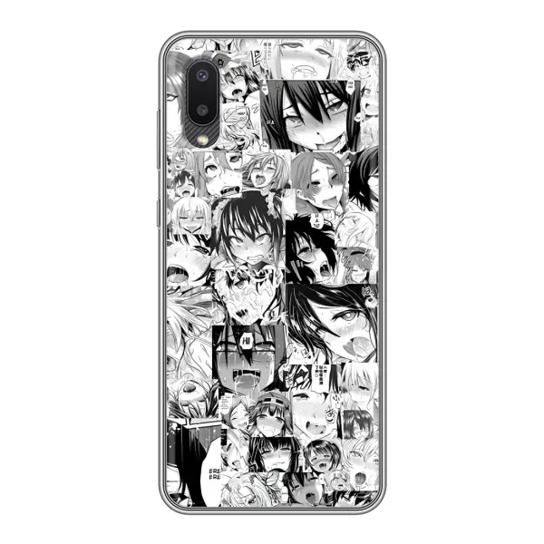 Чехол с принтом «Ahegao manga» для Samsung Galaxy A02