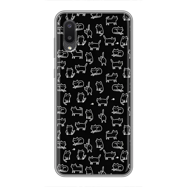 Чехол с принтом «Меленькие котики» для Samsung Galaxy A02