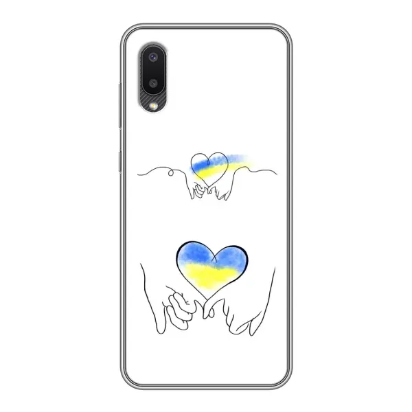 Чохол з принтом «Мир Україні» для Samsung Galaxy A02 Чохол з принтом «Мир Україні» для Samsung Galaxy A02