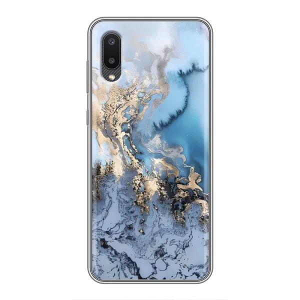 Чехол с принтом «Нежный мрамор» для Samsung Galaxy A02
