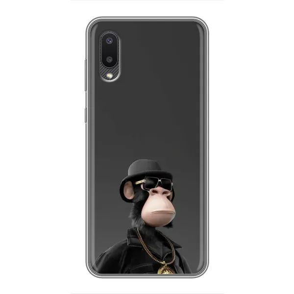 Чехол с принтом «Обезьяна NFT» для Samsung Galaxy A02
