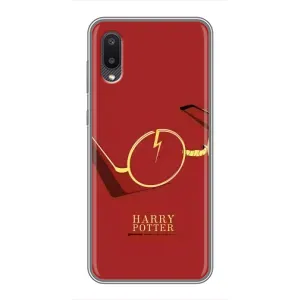 Чехлы с Гарри Поттером для Samsung Galaxy A02 (AlphaPrint) (очки Гарри)