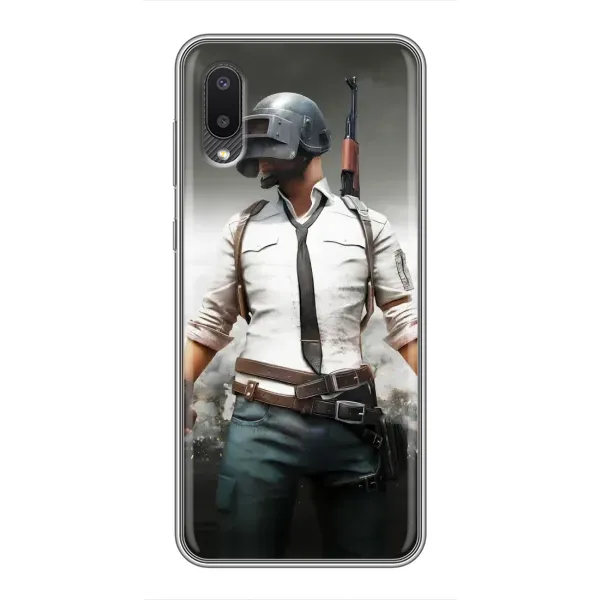 Чохол з принтом «Пабг мен» для Samsung Galaxy A02