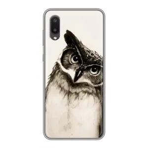 Чехол с птицами на Samsung Galaxy A02 (VPrint) (Сова)