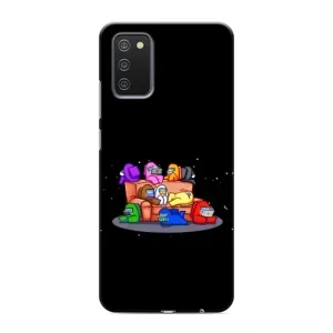 Чехол Амонг Ас для Samsung Galaxy A02s (AlphaPrint) (Амонг-ас)
