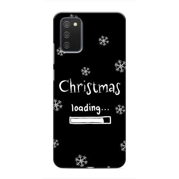 Чехол с принтом «Christmas loading» для Samsung Galaxy A02s