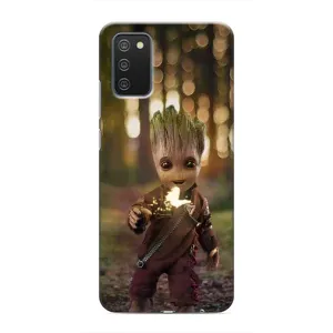Чехол МАРВЕЛ для Самсунг А02с (AlphaPrint) (I am Groot)