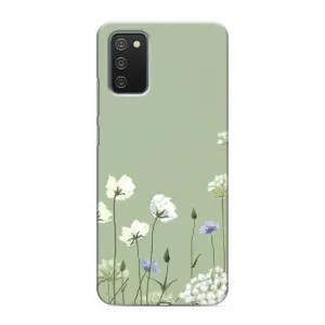 Чохол з принтом «Квіти на зеленому» для Samsung Galaxy A02s
