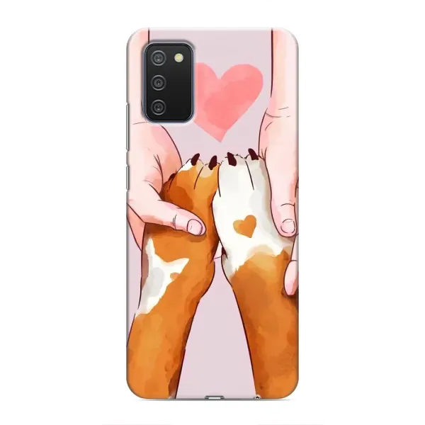 Чехол с принтом «Любовь к собакам» для Samsung Galaxy A02s