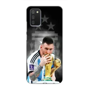 Чохли для Samsung Galaxy A02s (Leo чемпіон) (AlphaPrint) (Мессі Чемпіон)