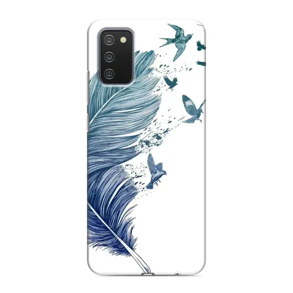 Чехол с принтом «Перышко» для Samsung Galaxy A02s