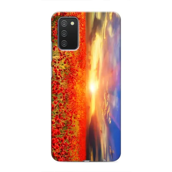Чехол с принтом «Поле тюльпанов» для Samsung Galaxy A02s