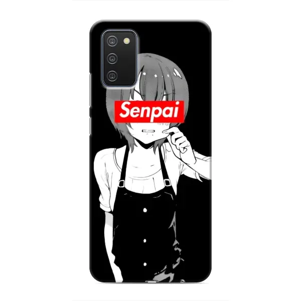 Чехол с принтом «Senpai» для Samsung Galaxy A02s