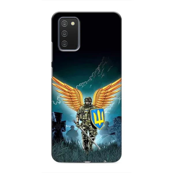 Чохол з принтом «Солдат ЗСУ» для Samsung Galaxy A02s Чохол з принтом «Солдат ЗСУ» для Samsung Galaxy A02s
