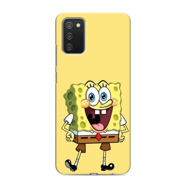 Чохол з принтом «Веселий Спанч Боб» для Samsung Galaxy A02s