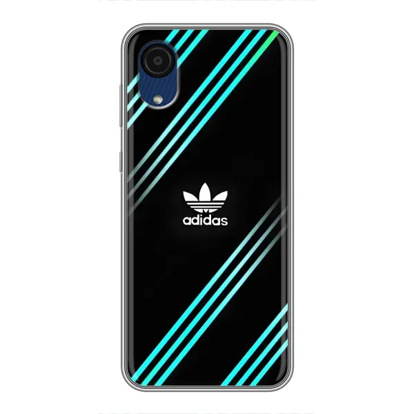 Чехол с принтом «Адидас с полосами» для Samsung Galaxy A03 Core