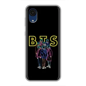 Чехлы BTS для Samsung Galaxy A03 Core (AlphaPrint) (BTS стайл)