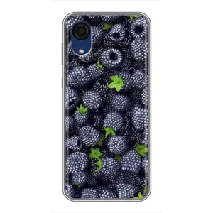 Чехлы с Фруктами для Samsung Galaxy A03 Core (VPrint) (Ежевика)