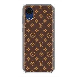 Чехлы Луи Витон для Samsung Galaxy A03 Core (AlphaPrint - LOUIS VUITTON) (фон LOUIS VUITTON)