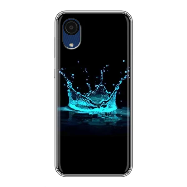 Чехол с принтом «Капля короны» для Samsung Galaxy A03 Core