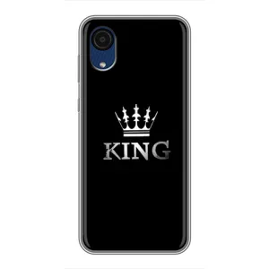 Чехол с Короной Самсунг А03 Кор - (AlphaPrint) (KING)