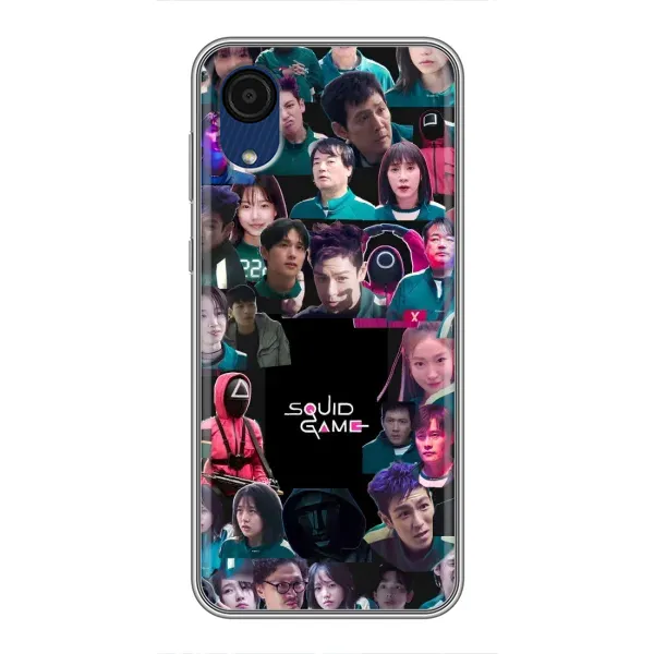 Чехол с принтом «Коллаж Игра кальмара» для Samsung Galaxy A03 Core