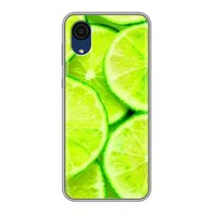 Чехлы с Фруктами для Samsung Galaxy A03 Core (VPrint) (Лайм)