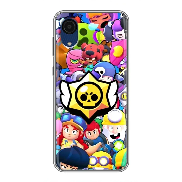 Чехол с принтом «Лого Brawl Stars» для Samsung Galaxy A03 Core