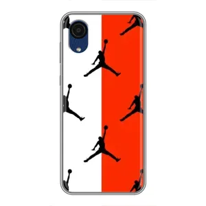 Чехлы для Samsung Galaxy A03 Core - с картинкой JORDAN (AlphaPrint) (Лого Джордан)