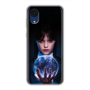 Чехол с дизайном Венздей 2 на Samsung Galaxy A03 Core (Магическая сфера Уэнздей)