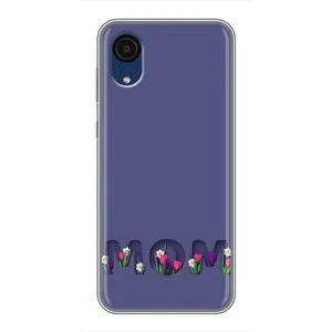 Чохли для мами на Samsung Galaxy A03 Core (Мама в квітах)