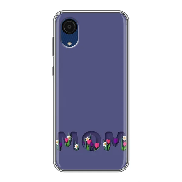 Чохол з принтом «Мама в квітах» для Samsung Galaxy A03 Core