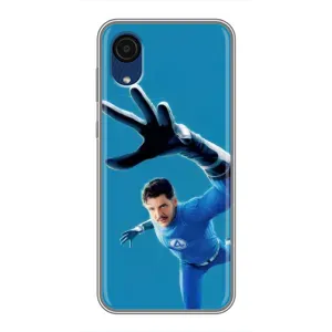 Чехол с принтом Фантастическая четверка для Samsung Galaxy A03 Core (Мистер Фантастик супергерой)