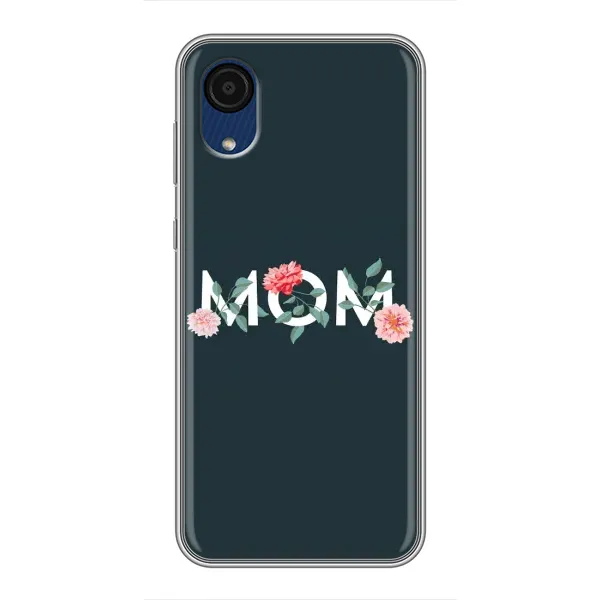Чохол з принтом «Mom дизайн» для Samsung Galaxy A03 Core