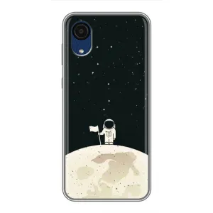 Космические Чехлы для Самсунг А03 Кор (VPrint) (На луне)
