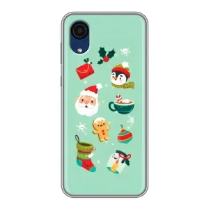 Новорічні Чохли для Samsung Galaxy A03 Core (VPrint) (Настрій НГ)