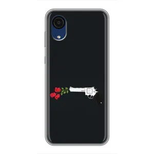 Чехлы (ART) Цветы на Samsung Galaxy A03 Core (VPrint) (Неожиданные цветы)