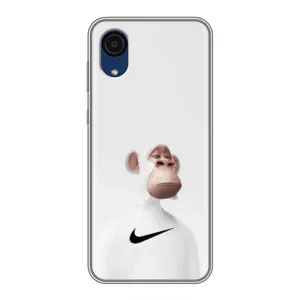 Чехлы с Обезьянами NFT для Samsung Galaxy A03 Core (AlphaPrint) (обезьяна NFT Nike)